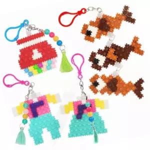 툭툭블럭 툭툭블럭 전통 키링 복주머니 한복 굴비 만들기