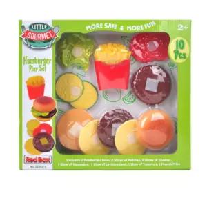 남아 주방놀이 요리 햄버거 만들기 찍찍이 유아 아기장난감 6살