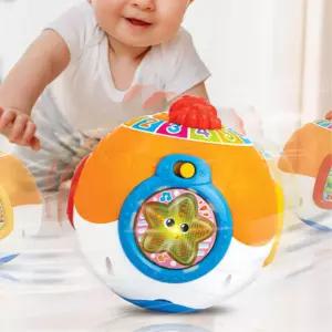 1살 아기 멜로디 움직이는 공 버튼 장난감 남아 어린이 인지놀이 완구 자극