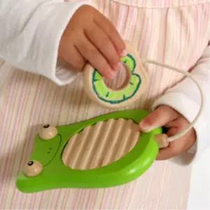 원목 악기장난감 개구리 어린이집 10개월 음악활동 유아 손놀이 놀잇감 2살