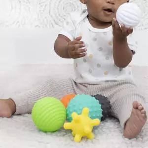 4개월 아기 장난감 촉각 감각볼 6p 소근육 놀이공 영아 집중력 선물 색깔공