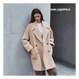 칼라거펠트 25FW 알파카 블렌드 부클 코트