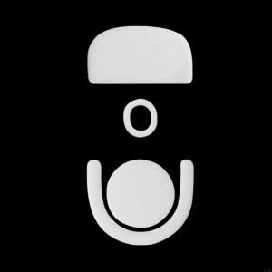 GProX Superlight2 마우스용 측면 키 왼쪽/오른쪽 버튼 위로 덮개 교체