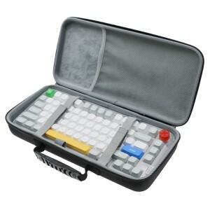 대부분의 무선 기계식 키보드용 하드 케이스 파우치 핸드 스트랩 여행용 보관 방수  임팩 방지 기능