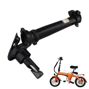 14인치 전기 접이식 자전거 용 스템 퀵 릴리스 블랙 철 프론트 라이저 사이클링 액세서리