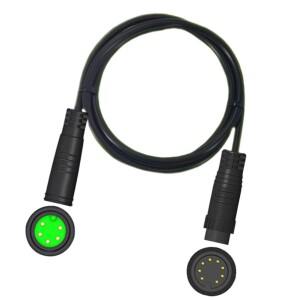 1개 전기 자전거 컨트롤러 어댑터 케이블 1T1 8핀 300/1000mm 방수 연장 코드 KT  와이어 교체 부품