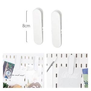 (U)벽 선반 페그보드 디스플레이 DIY 키트 홀 보드 벽 패널 홈 데코 행잉 장식