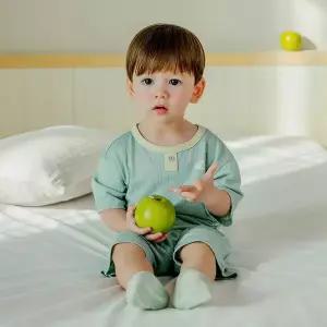 [보리보리/해피프린스]리프 아기 실내복