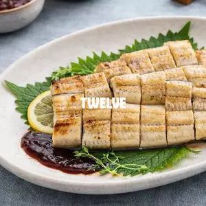 [트웰브] 자포니카 국내산 초벌 민물장어 1kg/2-3미(손질후 500g내외)_생강+소스2종포함