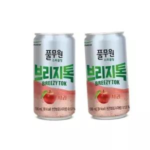풀무원 제로칼로리 스파클링 브리지톡 사과 캔 190ml X 30캔