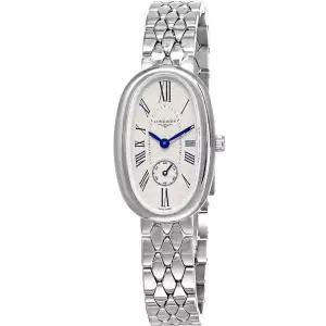 Longines 론진 심포네트 쿼츠 오벌 여성용 시계 L23064716 683891