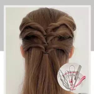 꽈배기 머리 묶는 도구 헤어 스타일링 도구 4P 세트 YzP3+7TyV