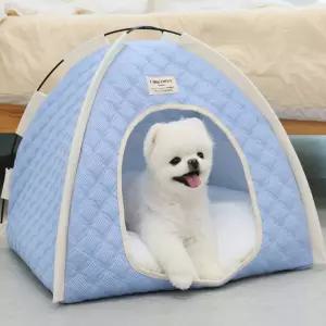 초코펫하우스 강아지집 리얼 아이스 쿨링 얼음의집