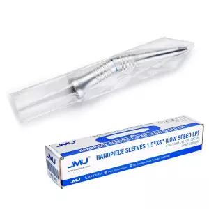 JMU 500개 치과용 저속 핸드피스용 슬리브 일회용 보호 장벽 손잡이 커버 1.5인치 x 8인치 투명