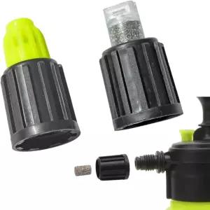 세차용 핸드 펌프 폼 어 2개 노즐 가압 물 수동 스노우 세차