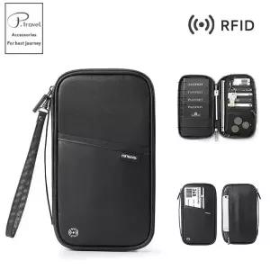 여행용 여권 지갑 정리 가방 카드 홀더 서류 케이스 가족용 크로스바디 티켓 보관 (용)