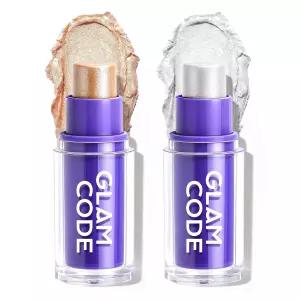 글램 코드 형광펜 메이크업 스틱 페이스 + 바디용 크림 래디언트 쉬머 글로우 일루미네이터 하이라이트