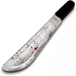 코플레이 가짜 피 도살자 플라스틱 나이프 코스프레 리얼 호러 소품 장난 친구가 할로윈 바보의 날