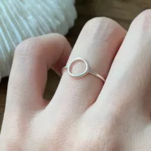 실버925 써클 오픈링 애끼 마디 반지 3color