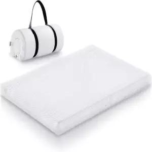 여행용 Ustenroya 팩 앤 플레이 매트리스 38x26인치 휴대용 크립 토들 베이비용 메모리 및 고밀도 폼 양면