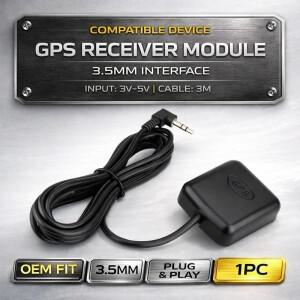 범용 차량용 GPS 수신기 안테나 고감도 3.5mm 플러그 안정적인 신호 내비게이션 액세서리 부품