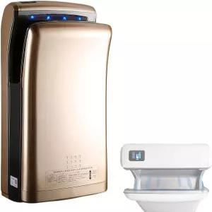 상업용 핸드 드라이어 양면 공기 배출구가 있는 수직 자동 인덕션 HEPA 필터 온풍 강력한 고속 제트 에어