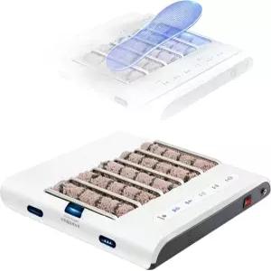 KFJZGZZ 자동 인덕션 슈 폴리셔 260RPM 충전식 입구 브러시 슈즈 클리너 부츠/하이힐 청소기 호텔용