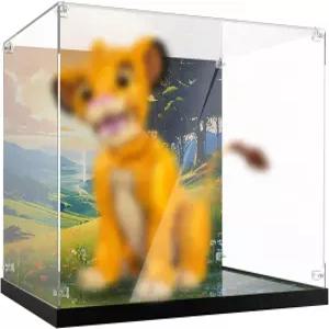 43247 젊은 심바 라이온 킹을 위한 PIPART 아크릴 디스플레이 케이스; 한 케이스 모델 미포함