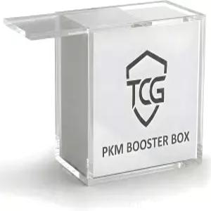 아크릴 부스터 박스 케이스 1팩 - 마그네틱 슬라이딩 뚜껑 8mm + 5mm 프로텍터 디스플레이 케이스에 극세사