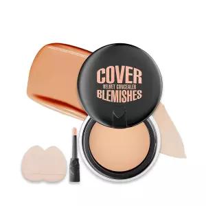 DAGEA 타투 메이크업 커버 브러시와 미니 페이스 퍼프가 포함된 에어 쿠션 컨실러 디자인 내추럴 타투와