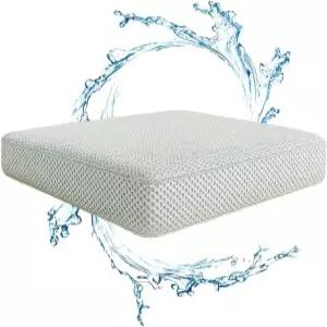 그렘즐록 샤워 시트 쿠션 두꺼운 의자 4D 공기 섬유 소재 세탁기 세척 및 빠른 건조가 가능하여 욕조