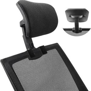 사무용 의자 헤드레스트 부착 범용 모든 책상 의자용 헤드 서포트 쿠션 인체공학적 이그제큐티브 탄성