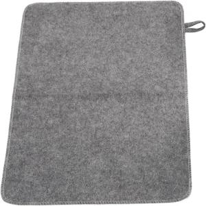 WQAPVHBG 펠트 사우나 쿠션 시트 내부 사우나용 19.6 x 13인치 매트 스팀룸 및 샤워실용 휴대용 바닥 흡수