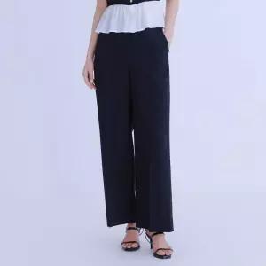 백화점 로엠 밴딩 와이드 슬랙스 RMTWE26R22