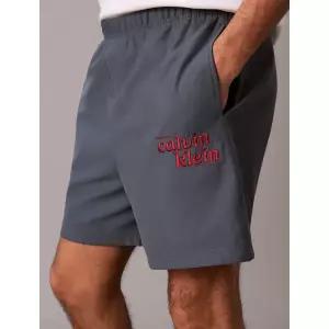 [롯데백화점]캘빈클라인 남성 CK 테리 그래픽 쇼츠 반바지 다크그레이 4RG218G (4RG218G-CEG)