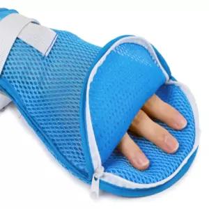 스트랩 매쉬 실버 어르신 긁음 방지 안전 손싸개 장갑 2P 요양병원환자손싸개