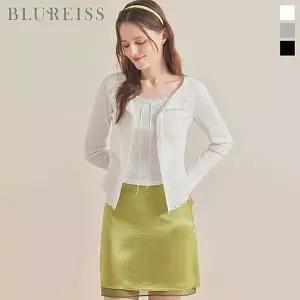 블루레이스 레이스 나시 배색 가디건 B6S1KC46711218109