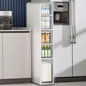 틈새 수납장 냉장고옆 슬림 주방 서랍장 팬트리 부엌 이동식 선반 수납함 협소