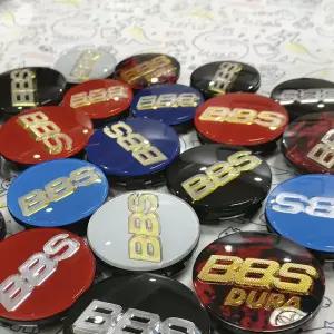 bbs휠캡 센터캡 4개 BBS 휠 허브캡 외경 56 60 68 70mm 자동차 허브 센터 캡 0924 14/15/16/17/18/19인치