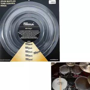뮤트링 타악기용품 풀세트 드럼톤콘트롤링hij131