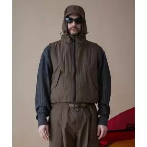 펜필드 PENFIELD CN 패커블 백 후드 베스트 브라운FR2WV50U 479905