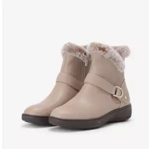 매장정품 SODA 소다 여성 퍼 앵클부츠 4CM(ALB421LS32)-JS 1233450