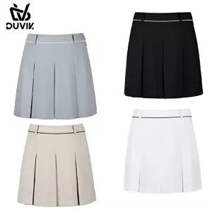 [기타브랜드][듀빅] 와이드핏 맞주름 버뮤다 여성 골프 반바지 4종택1