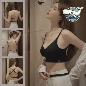 [오노마] ONM 백리스 브라탑 심리스 나시 스타일 베이직 블랙