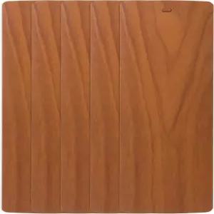 달릭스 우드 비닐 수직 블라인드 부품 도어 세트 피칸 82.5인치 하이 윈도우 5팩