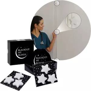 창문 그늘 롤러 및 커튼용 마그네틱 조명 차단기 블라인드용 탈착식 암막 커버/조명 차단 스트립 대신 빛