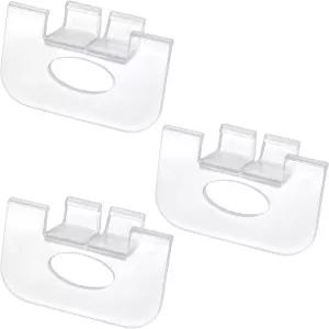 3팩 그레이버 발리 무선 벌집 그늘막 트 핸들 셀룰러 교체 미니 블라인드 및 3/4인치 플리트(2015년 이후