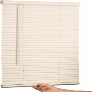 로터스 윈도우케어 무선 미니 블라인드 1인치 비닐 슬랫 46인치 너비 x 48인치 길이 - 앨라배마스터 가정