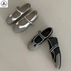 [애슬릿] 메리제인 운동화 버클 배색 라인 데일리 단화