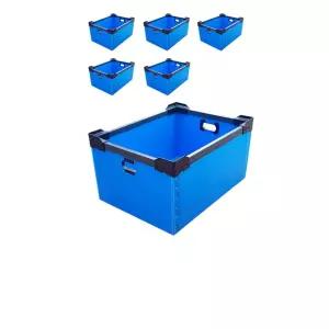 550 X 360 X 280 다단적재 가능한 단프라박스 X 6개입/틈새/정리/수납/맞춤/선반/폴딩/와이드/오픈/조립